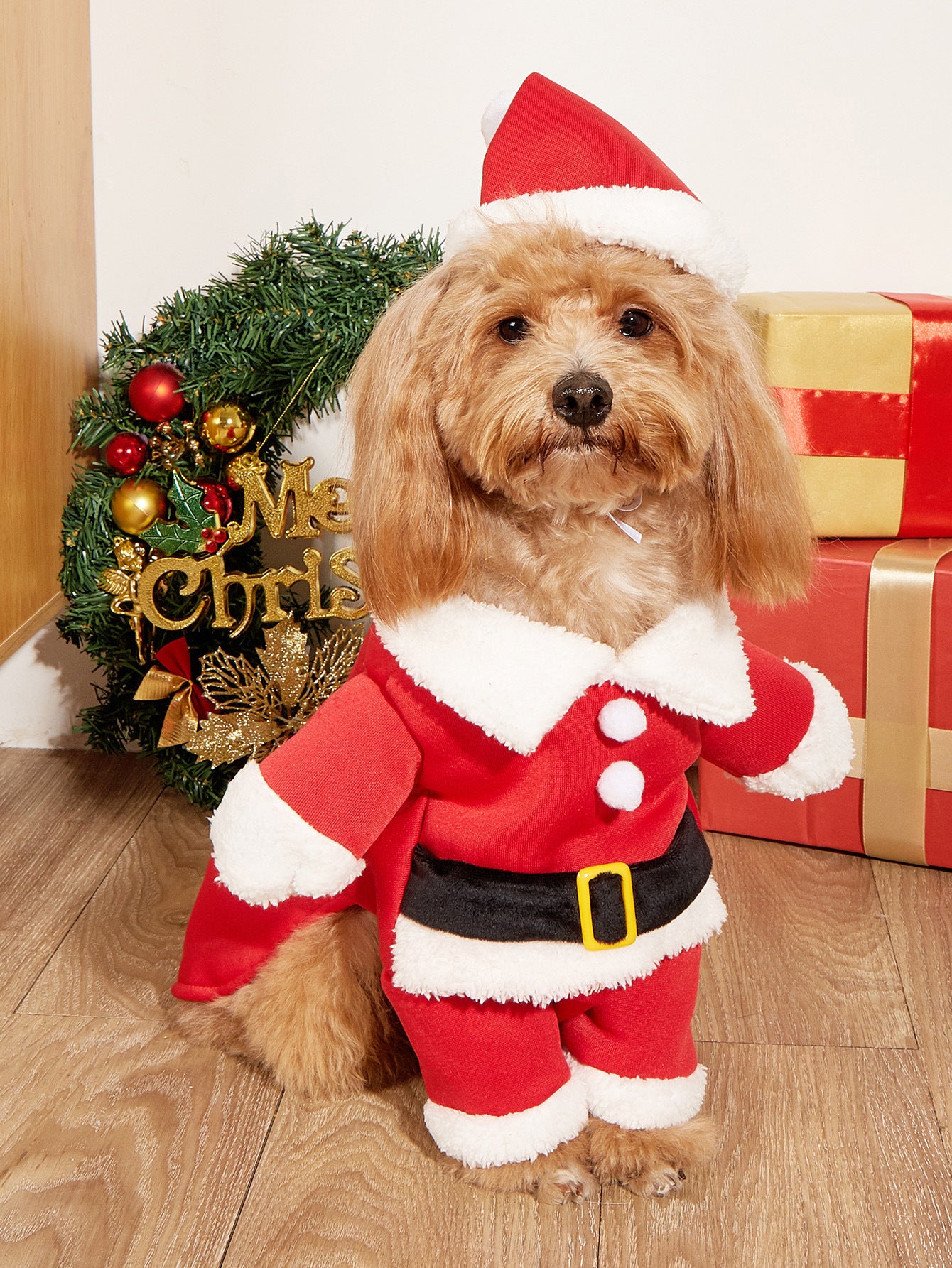Disfraz navideño para perro pequeño